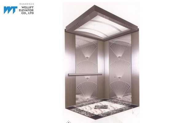 Decorazione della cabina dell'elevatore di visione stereoscopica per ascensore commerciale moderno