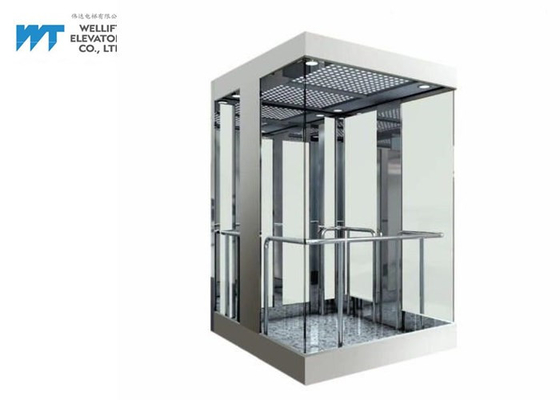 L'elevatore di vetro esterno a basso rumore risparmia lo spazio di costruzione di 50% con piccolo locale macchine