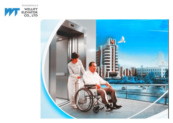 Le montalettighe dell'ospedale del locale macchine adottano il bottone di Braille/pannello dell'operazione per gli handicappati