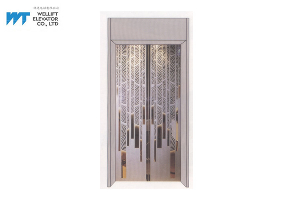 Decorazione della cabina dell'elevatore con la porta di lusso dell'elevatore per l'elevatore moderno dell'hotel
