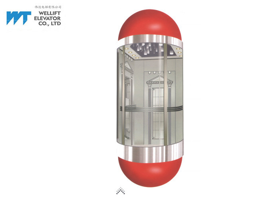 Altezza moderna acrilica 2300/2600 millimetri della cabina di progettazione dell'elevatore del semicerchio