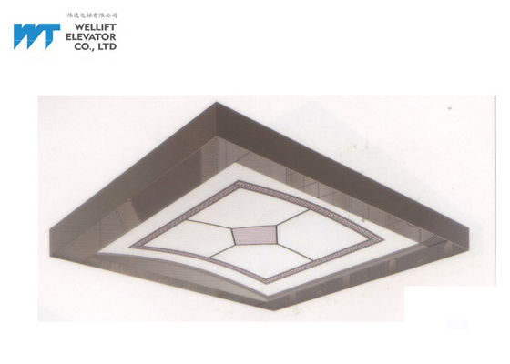 Progettazione del soffitto dell'elevatore di forma della geometria, mattonelle molli del soffitto dell'elevatore di illuminazione