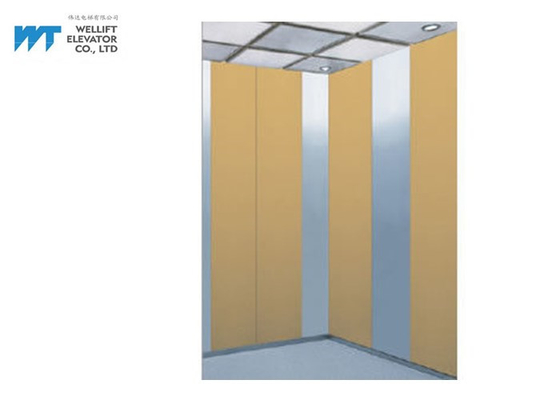 Elevatore residenziale semplice del passeggero, altezza Gearless 2300/2600MM della cabina dell'ascensore della trazione