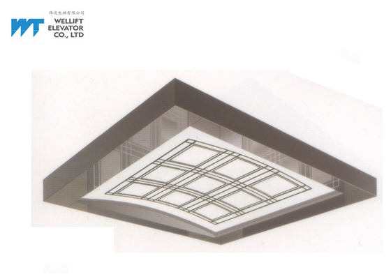Progettazione del soffitto dell'elevatore di forma della geometria, mattonelle molli del soffitto dell'elevatore di illuminazione