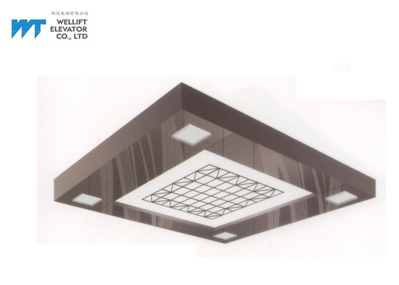 Progettazione del soffitto dell'elevatore di forma della geometria, mattonelle molli del soffitto dell'elevatore di illuminazione